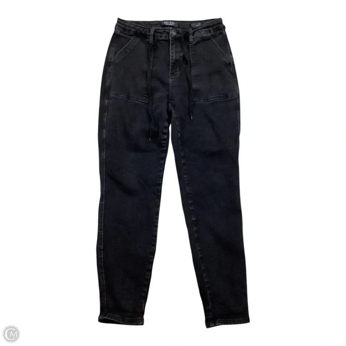 Jeans Boyfriend By Judy Blue In Black Denim, Size: 8