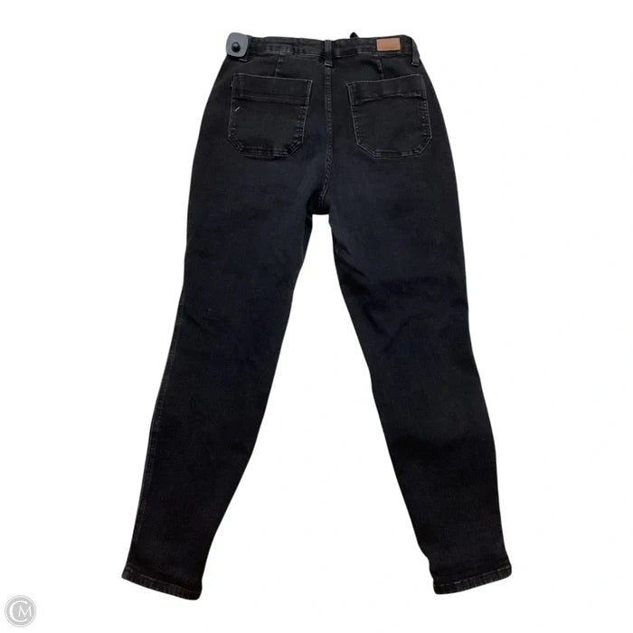 Jeans Boyfriend By Judy Blue In Black Denim, Size: 8