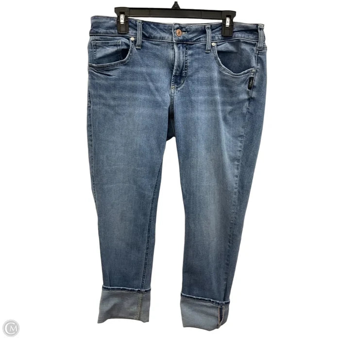 Jeans Boyfriend By Silver In Blue Denim, Size: 6