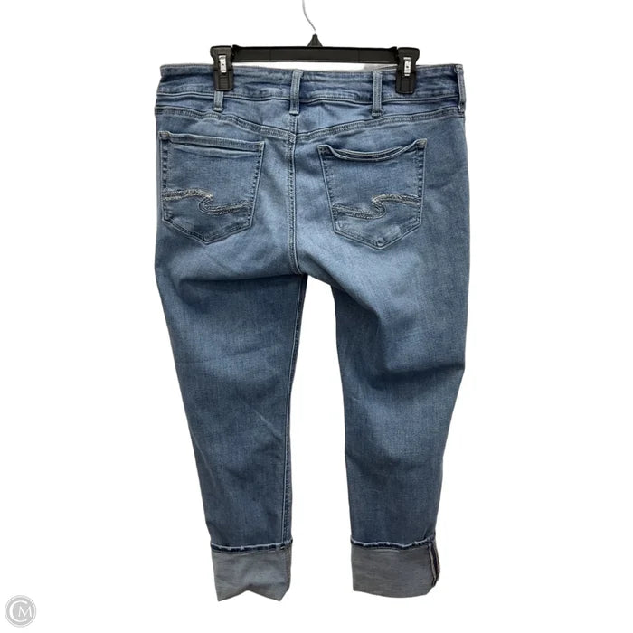 Jeans Boyfriend By Silver In Blue Denim, Size: 6