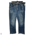 Jeans Cropped By Loft In Blue, Size: 10