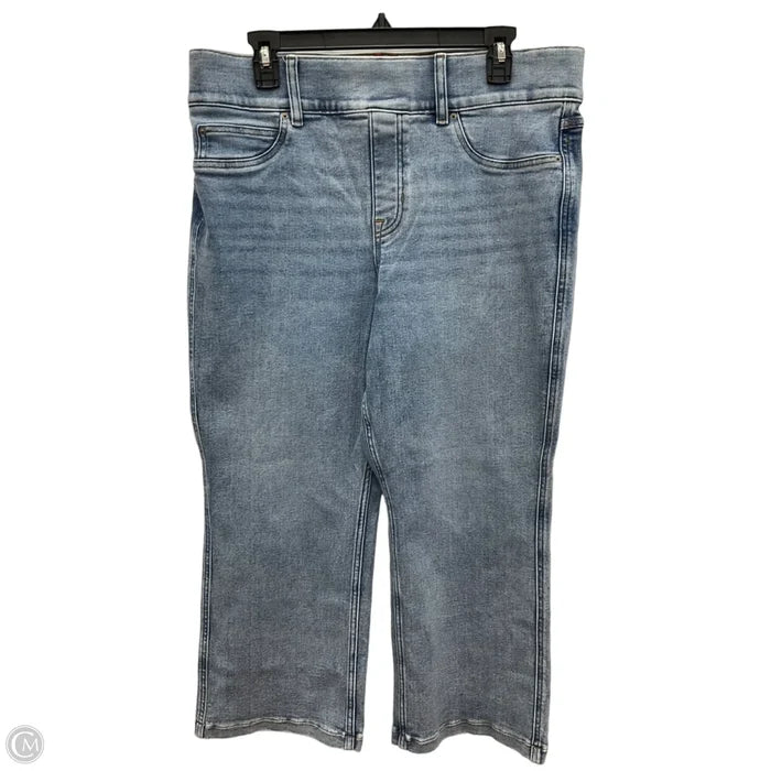 Jeans Cropped By Spanx In Blue Denim, Size: 1x
