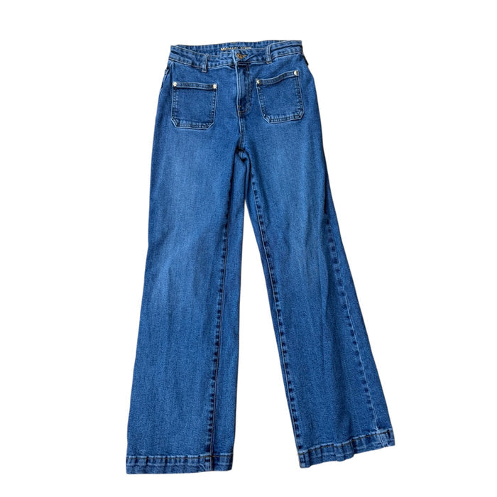 Jeans Designer By Michael Kors In Blue Denim, Size:4
