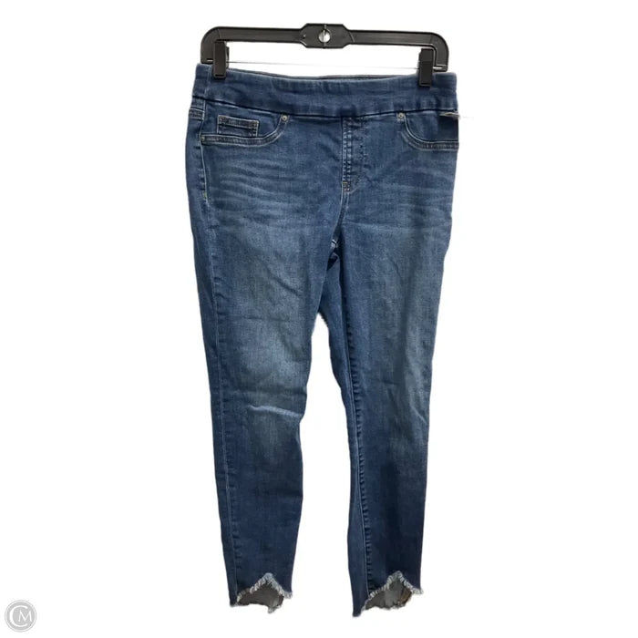 Jeans Jeggings By Chicos In Blue Denim, Size: 2