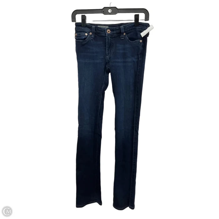 Jeans Skinny By Adriano Goldschmied In Blue Denim, Size: 2