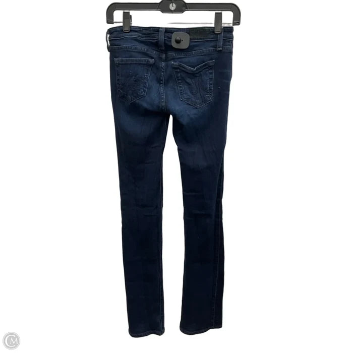 Jeans Skinny By Adriano Goldschmied In Blue Denim, Size: 2