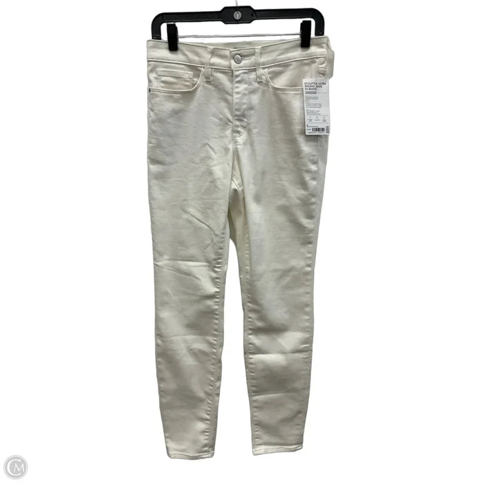 Jeans Skinny By Athleta In White Denim, Size: 6