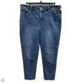 Jeans Skinny By Chicos In Blue Denim, Size: 8