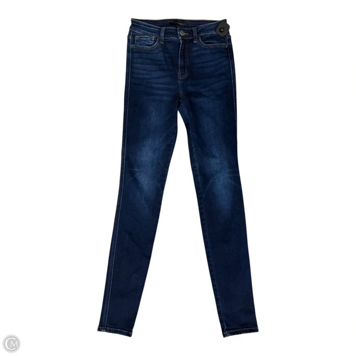 Jeans Skinny By Flying Monkey In Blue Denim, Size: 6