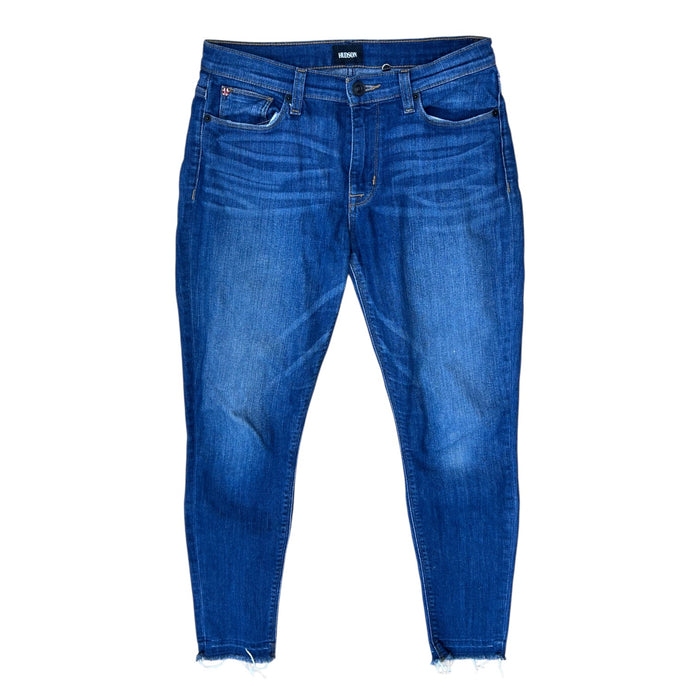 Jeans Skinny By Hudson In Blue Denim, Size:28