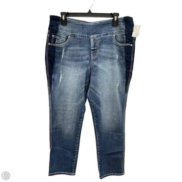 Jeans Skinny By Jag In Blue Denim, Size: 16