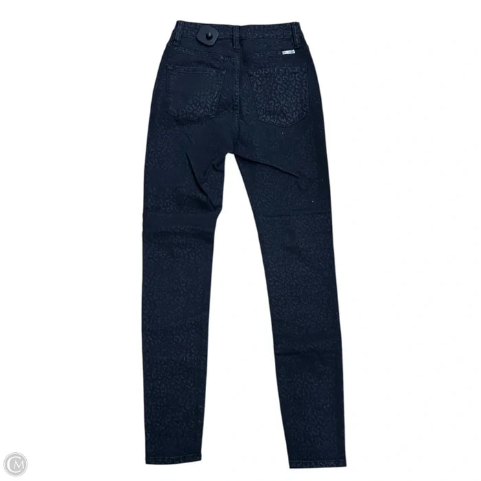 Jeans Skinny By Kancan In Black Denim, Size: 0