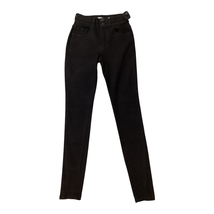 Jeans Skinny By Kancan In Black Denim, Size:2