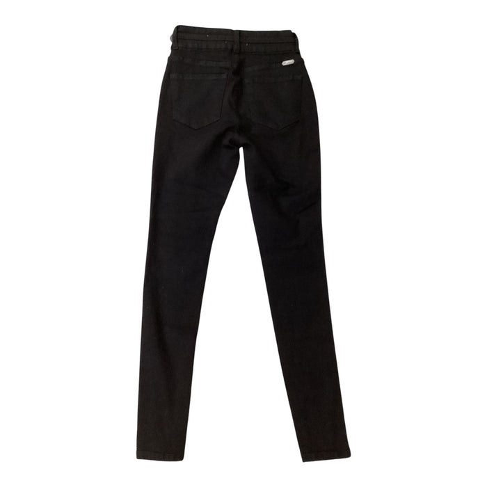 Jeans Skinny By Kancan In Black Denim, Size:2