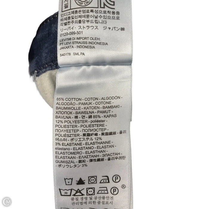 Jeans Skinny By Levis In Blue Denim, Size: 14
