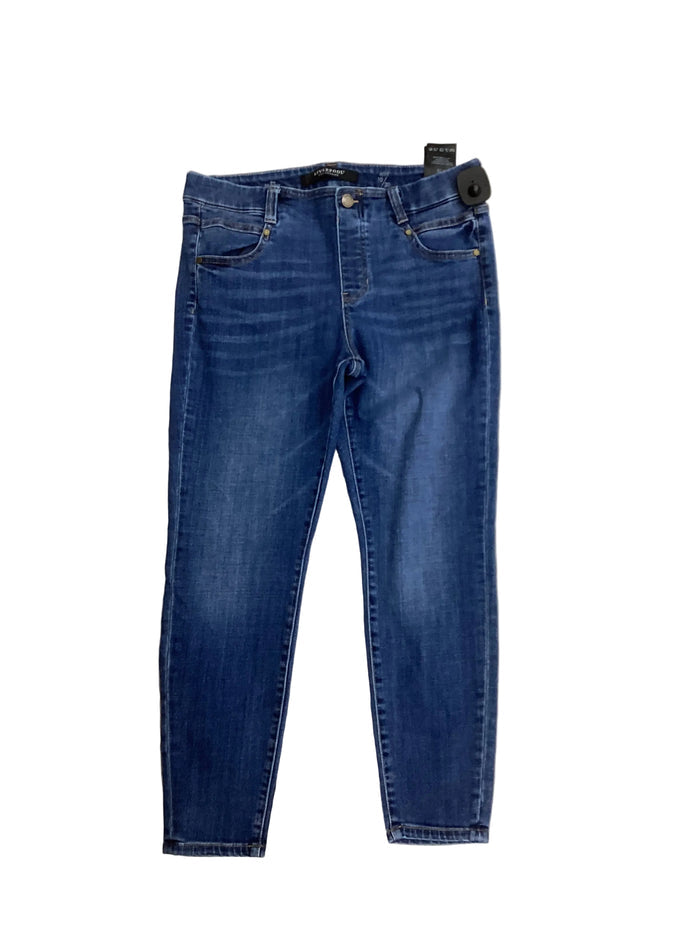 Jeans Skinny By Liverpool In Blue Denim, Size:10P