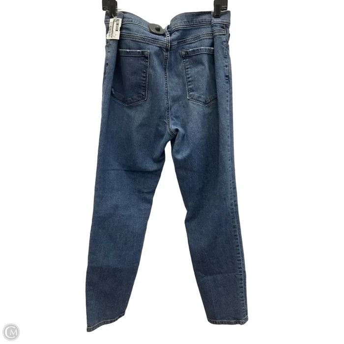 Jeans Skinny By Loft In Blue Denim, Size: 22
