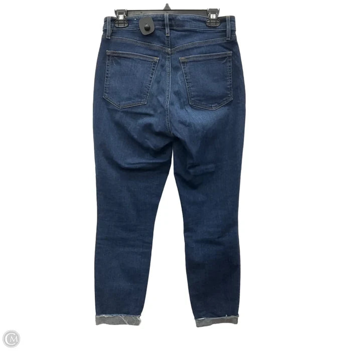 Jeans Skinny By Loft In Blue Denim, Size: 6