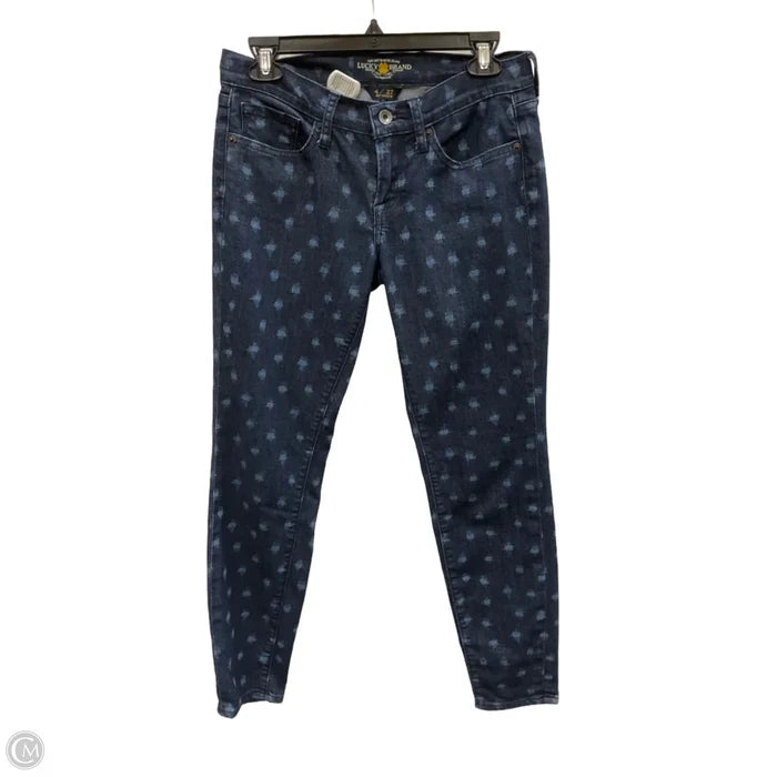 Jeans Skinny By Lucky Brand In Blue, Size: 4