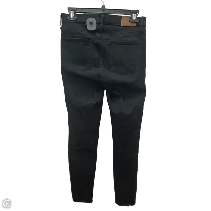 Jeans Skinny By Madewell In Black Denim, Size: 4