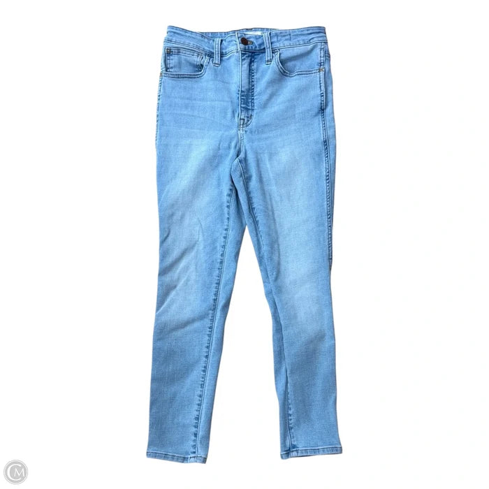 Jeans Skinny By Madewell In Blue Denim, Size: 28