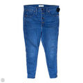 Jeans Skinny By Madewell In Blue Denim, Size: 30
