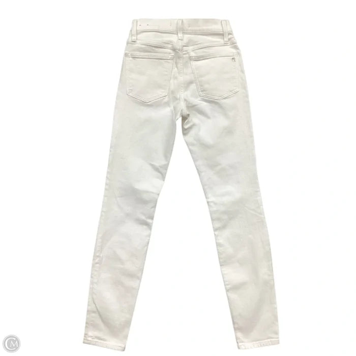 Jeans Skinny By Madewell In White, Size: 0