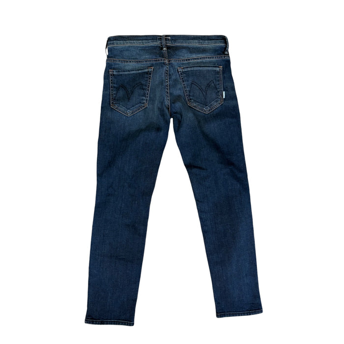 Jeans Skinny By Mother In Blue Denim, Size:6