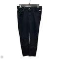 Jeans Skinny By Paige In Black Denim, Size: 4