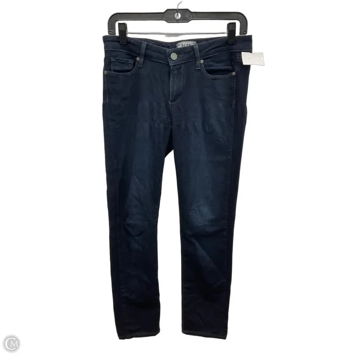 Jeans Skinny By Paige In Blue Denim, Size: 4