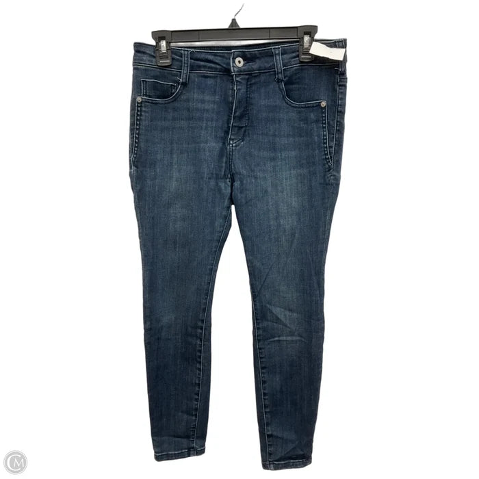 Jeans Skinny By Pilcro In Blue Denim, Size: 6