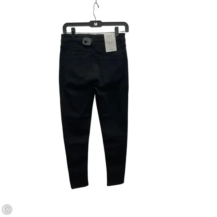Jeans Skinny By Reiss In Black Denim, Size: 6