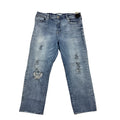 Jeans Skinny By Vervet In Blue Denim, Size:16
