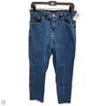 Jeans Straight By Banana Republic In Blue Denim, Size: 8
