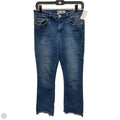 Jeans Straight By Free People In Blue Denim, Size: 6