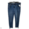 Jeans Straight By Gap In Blue Denim, Size: 14
