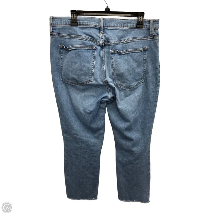 Jeans Straight By J. Crew In Blue Denim, Size: 10