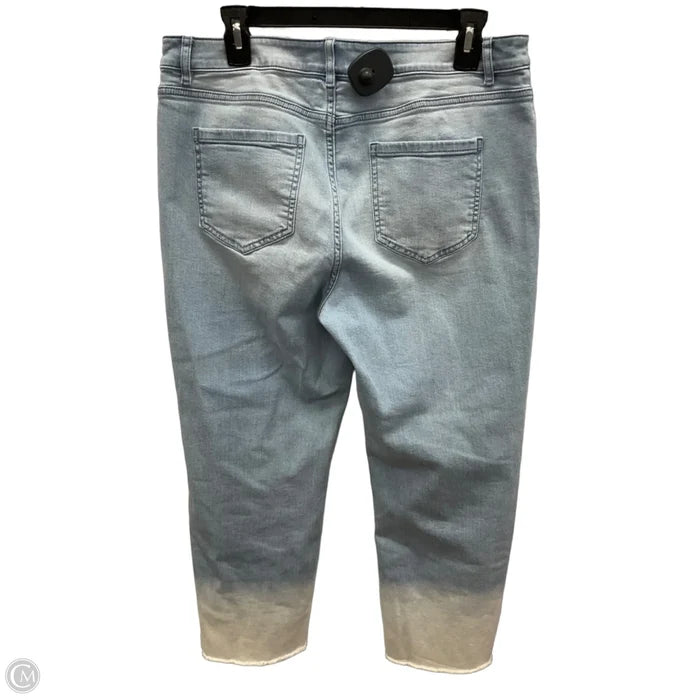 Jeans Straight By J. Jill In Blue Denim, Size: 12