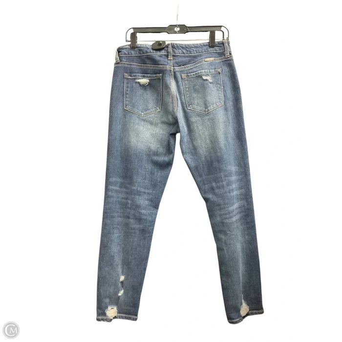 Jeans Straight By Kancan In Blue Denim, Size: 4
