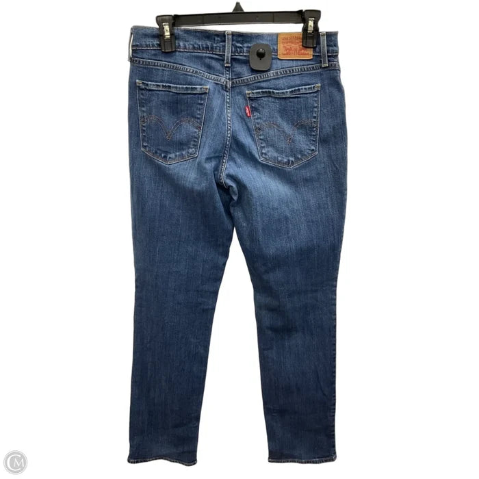 Jeans Straight By Levis In Blue, Size: 28