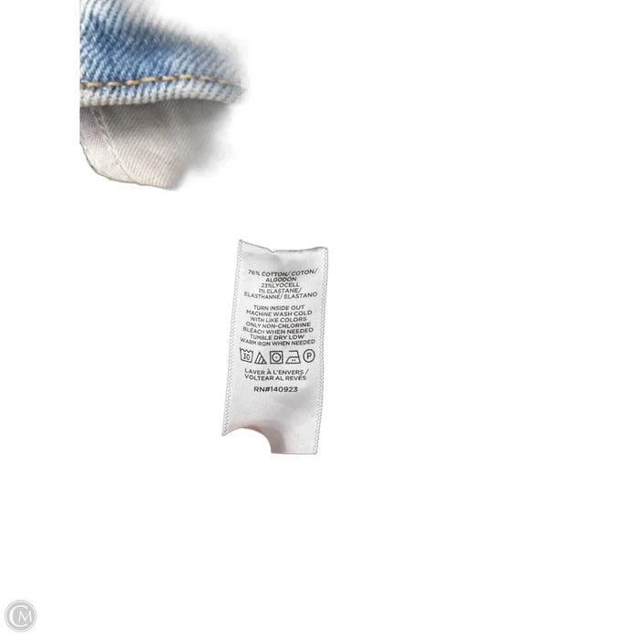 Jeans Straight By Loft In Blue Denim, Size: 6