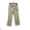 Jeans Straight By Loft In Cream Denim, Size: 2