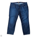 Jeans Straight By Lucky Brand In Blue Denim, Size: 18