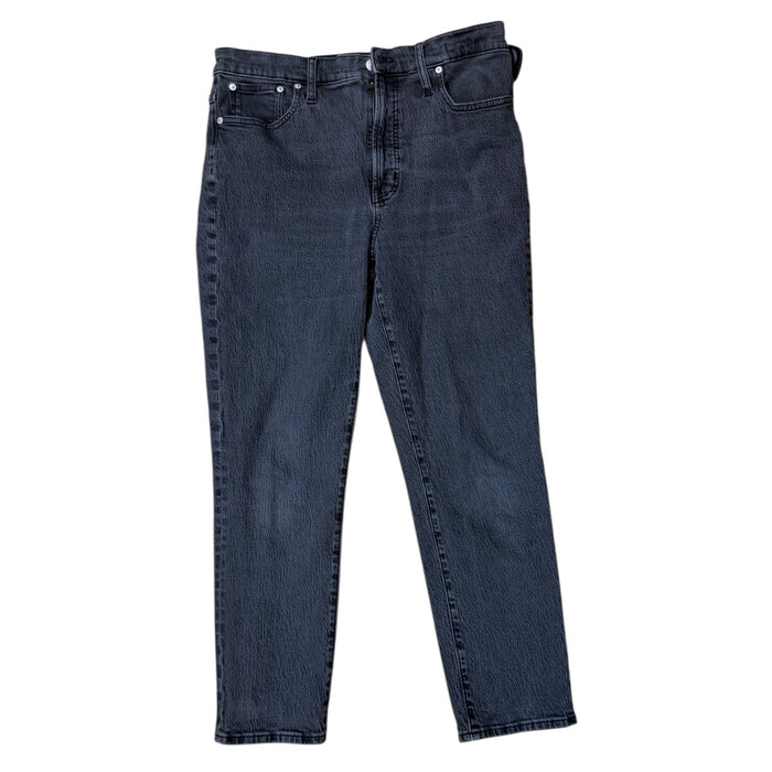 Jeans Straight By Madewell In Black Denim, Size:8
