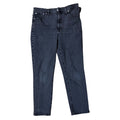 Jeans Straight By Madewell In Black Denim, Size:8