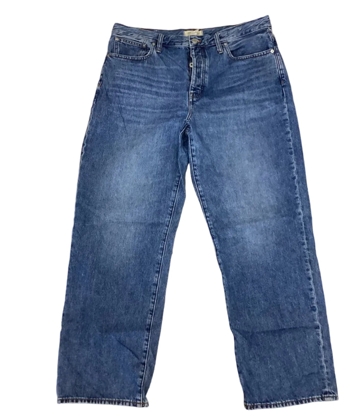 Jeans Straight By Madewell In Blue Denim, Size:10