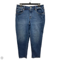 Jeans Straight By Talbots In Blue Denim, Size: 6p