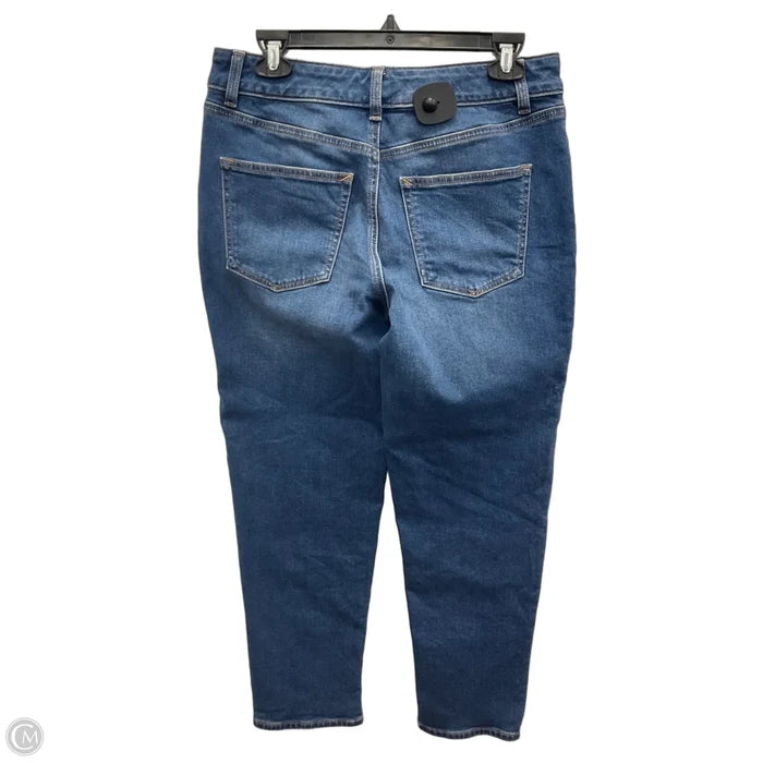 Jeans Straight By Talbots In Blue Denim, Size: 6p