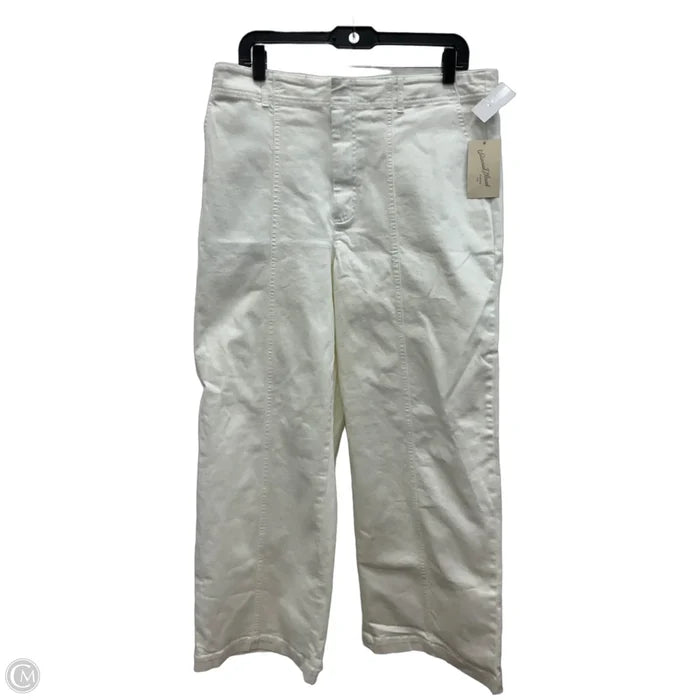 Jeans Straight By Universal Thread In White, Size: Xl