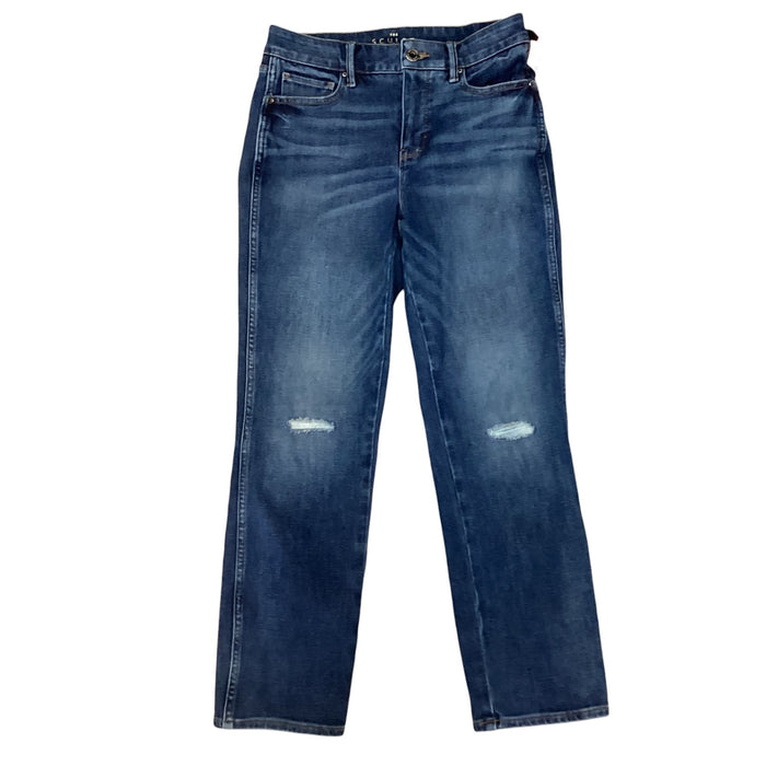 Jeans Straight By White House Black Market In Blue Denim, Size:2